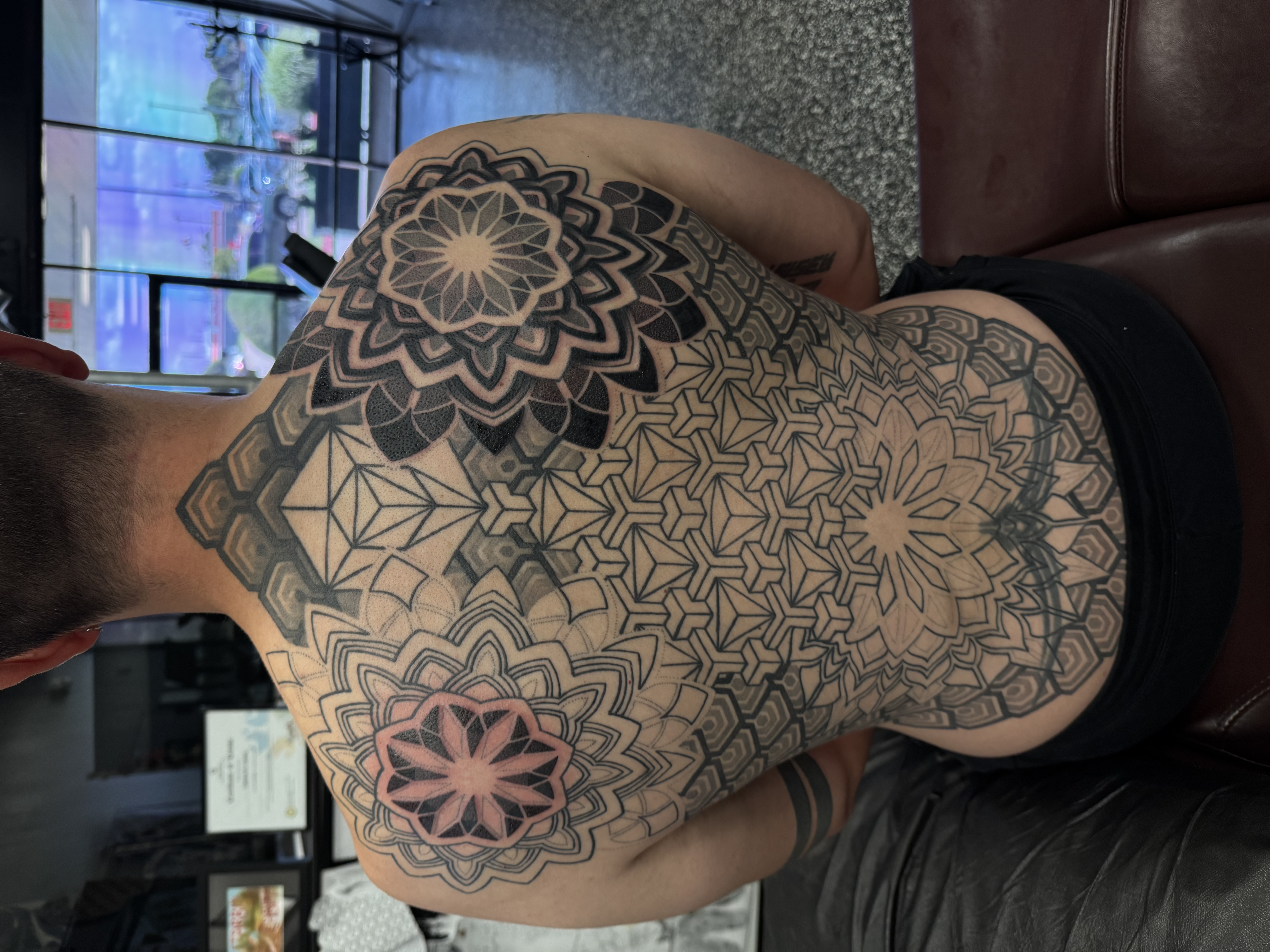 Back piece session 8, Jun 2025