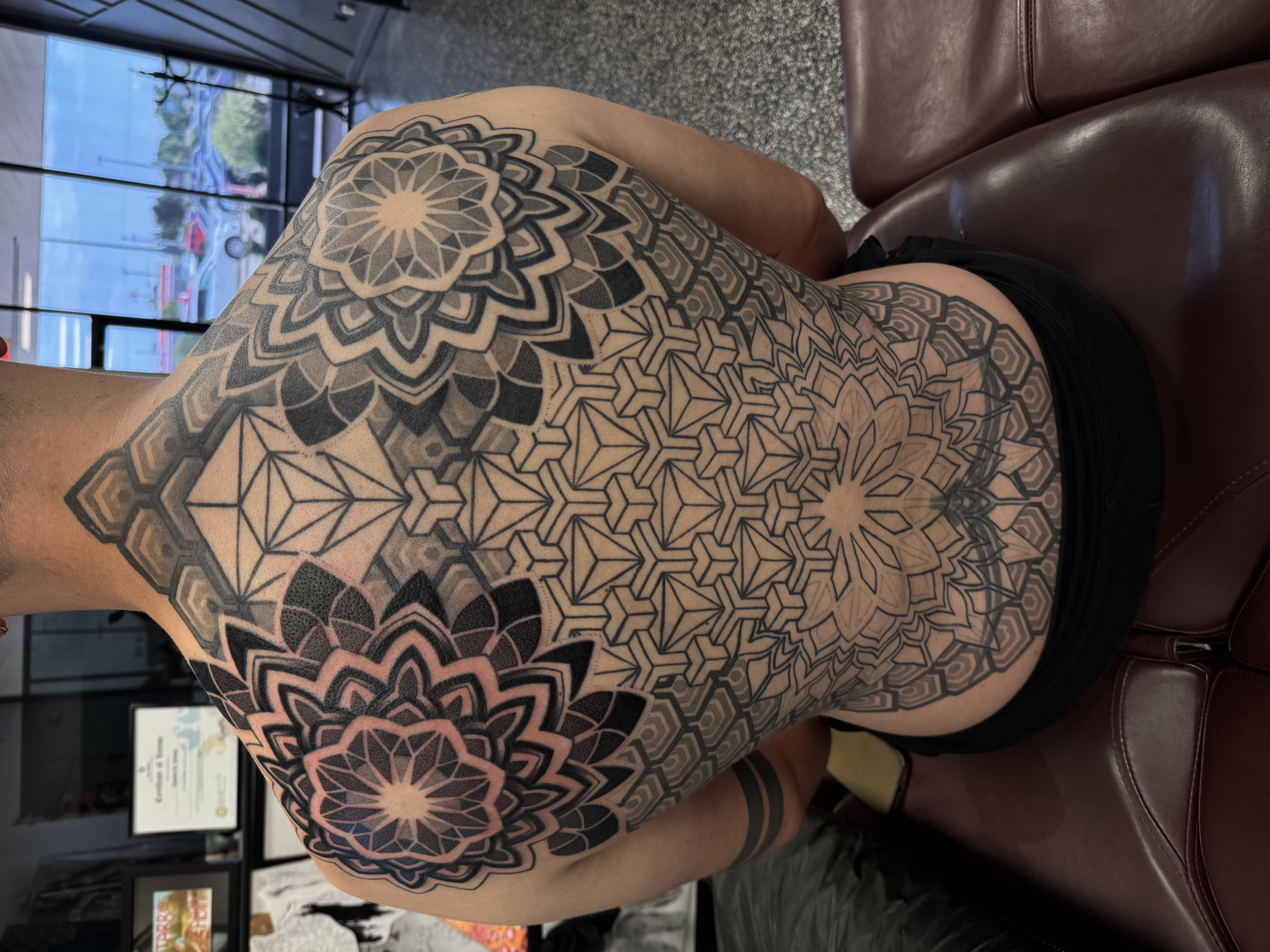 Back piece session 9, Jul 2025